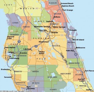 central florida map