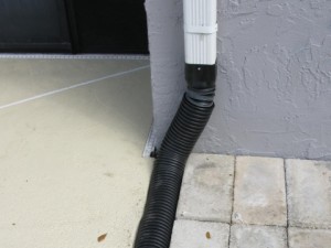 drain attachment 2 to prevent flooding
